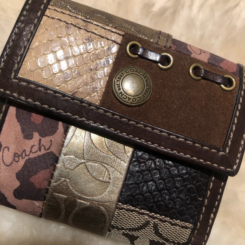Vintage Coach Patchwork wallet